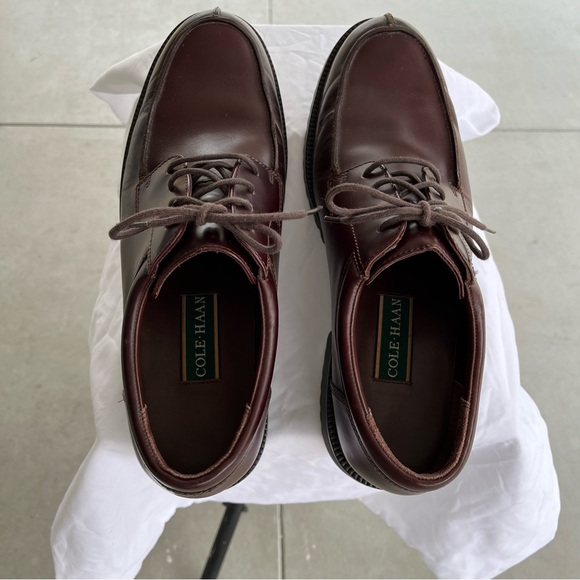 Cole Haan Split Toe Brown Leather Oxford Lace Up Dress Shoes Size 11 1/2 M main image 8